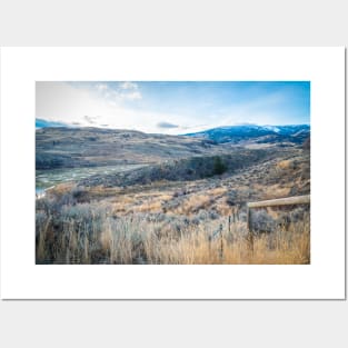 Osoyoos Desert Winter Landscape Posters and Art